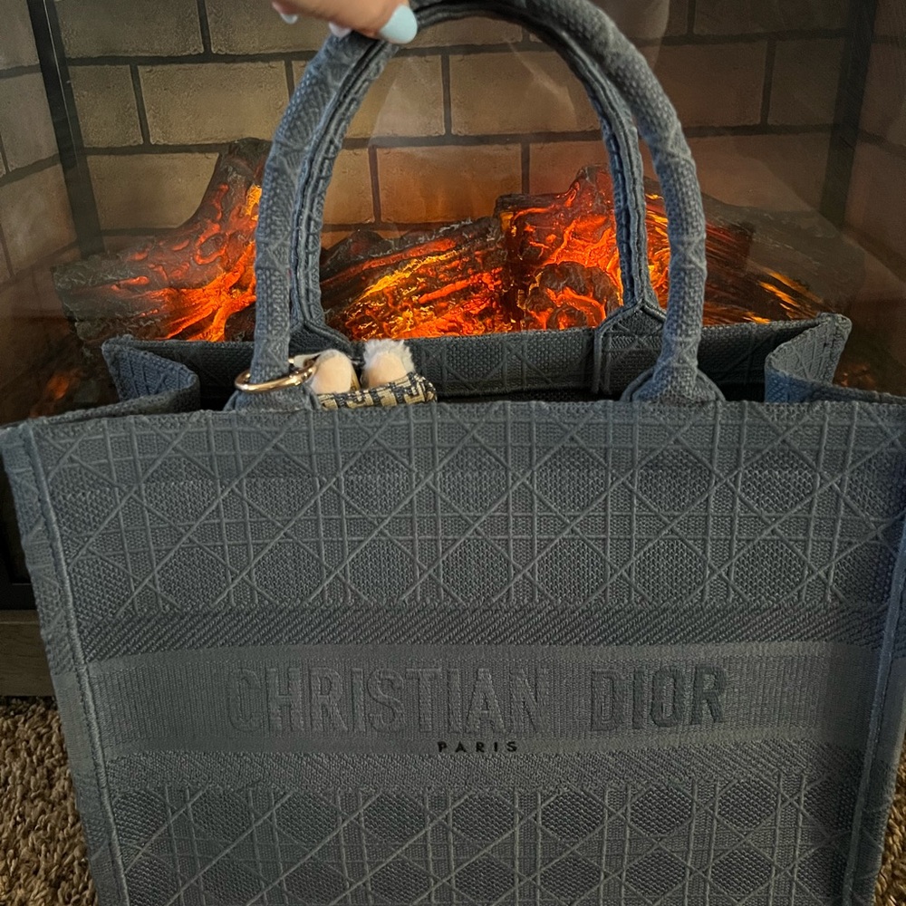 Dior Blue Tote Bag